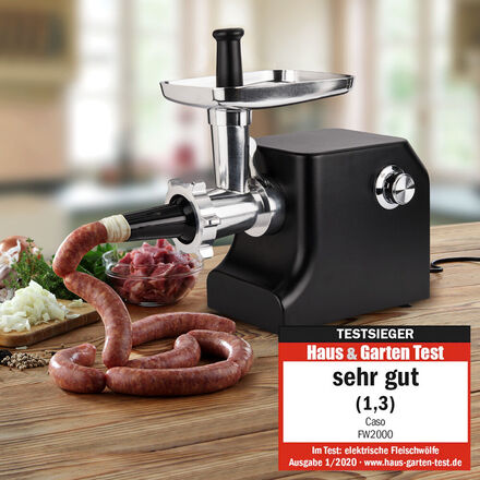 Produktbild für 'Starker Fleischwolf verarbeitet 34 Kilo Fleisch pro Stunde'