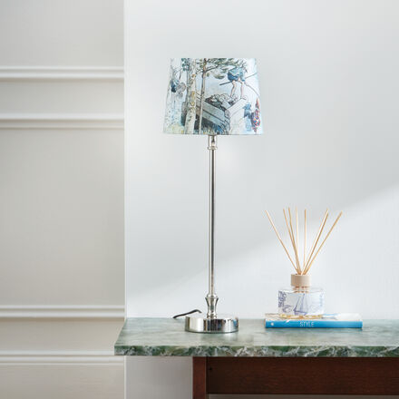 Produktbild für 'Tischlampe mit nostalgischem Carl Larsson-Motiv'