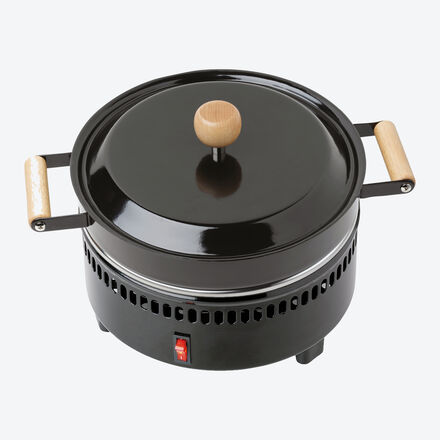 Produktbild f�r 'Tischofen-Multitalent: Maronenr�ster, Kartoffelb�cker, Tischgrill, Cr�pebereiter'