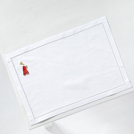 Produktbild für 'Tischset: Gestickte Weihnachtstischwäsche 3 Könige'