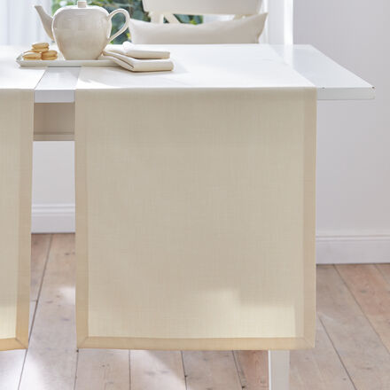 Produktbild fr 'Unifarbene Basis-Tischlufer mit Fleckschutz'