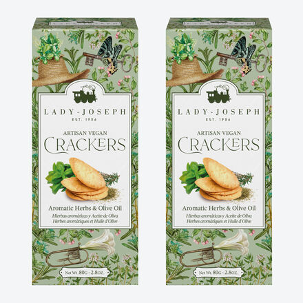 Produktbild für 'Unwiderstehlich: Von Hand hergestellte Kräuter-Cracker'
