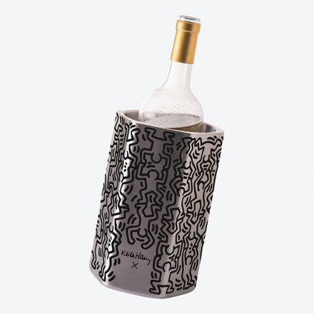 Produktbild fr 'Vacu Vin Weinkhler - Keith Haring Design-Edition aus Edelstahl'