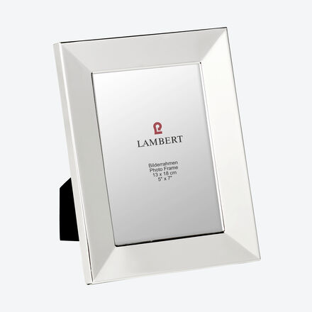 Produktbild für 'Versilberter Lambert Bilderrahmen mit breitem Rand, Fotorahmen, Wechselrahmen, versilbert'