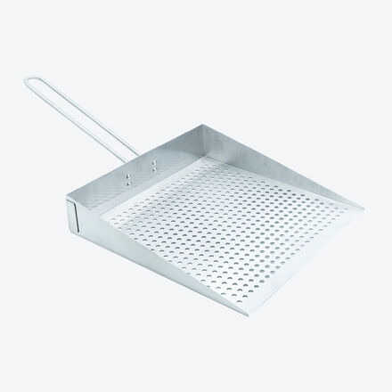 Produktbild für 'XL-Grillschaufel: Komfortabel grillen, schwenken und sicher transportieren'