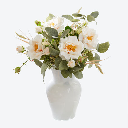 Produktbild für 'Zeitlos schöner weißer Rosenstrauß'