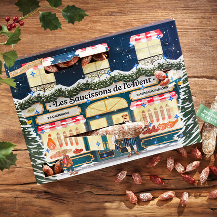 Produktbild fr ' Saucisson-Adventskalender - mit franzsischen Wurstspezialitten, ca. 818 g'