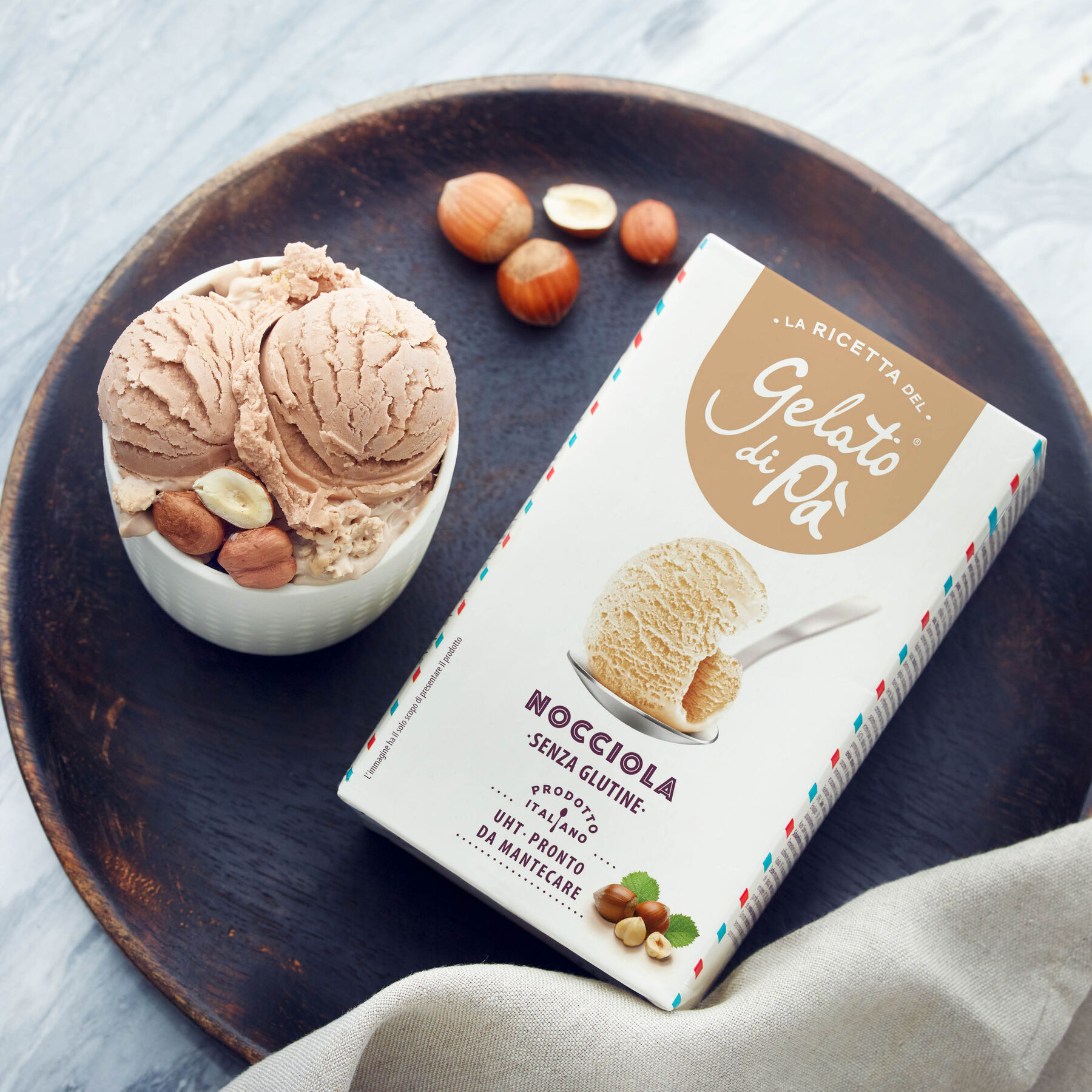 Eismischung Haselnuss: Basis authentisch-italienischer Gelato ...