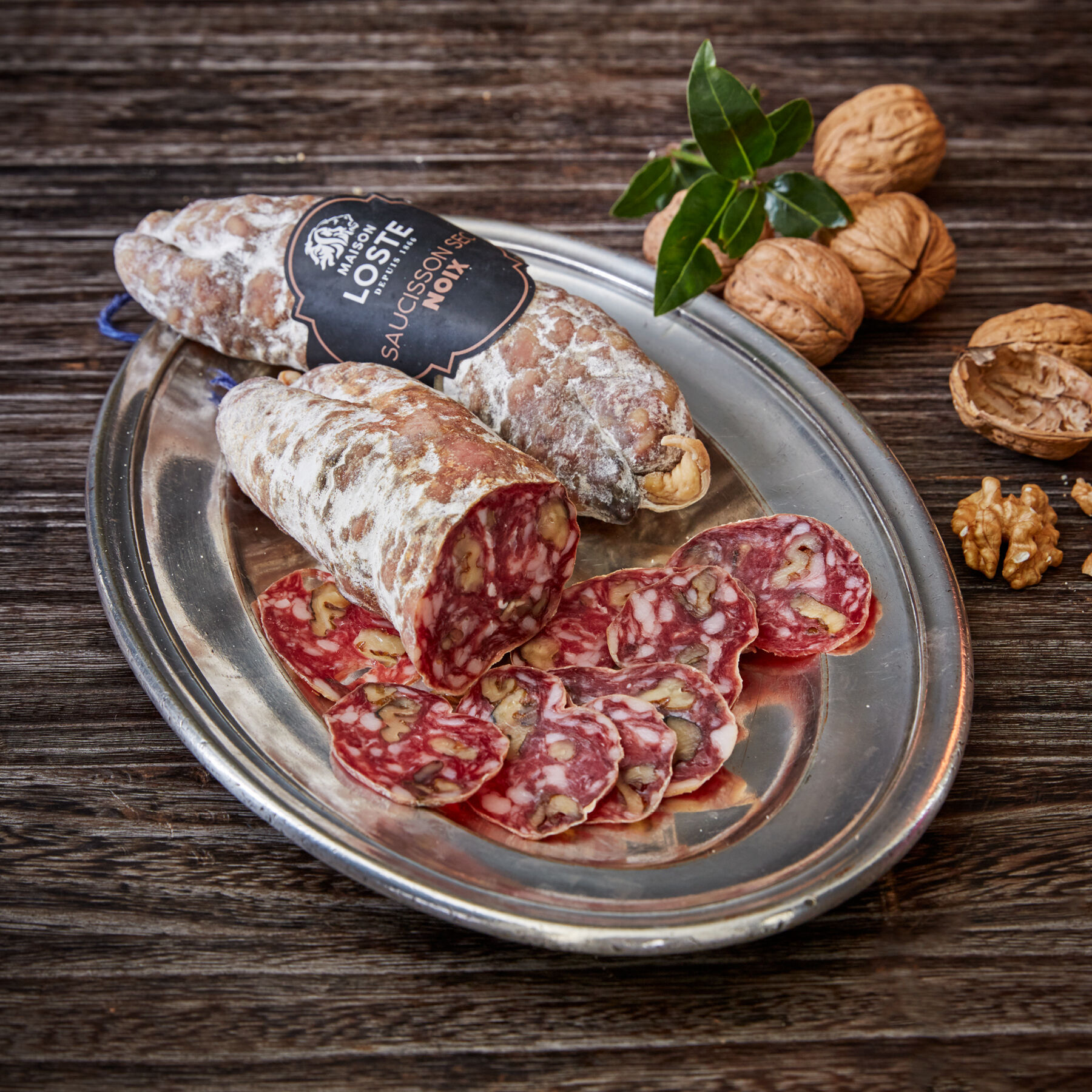 Französische Walnuss-Salami aus der Auvergne - Hagen Grote Österreich Shop