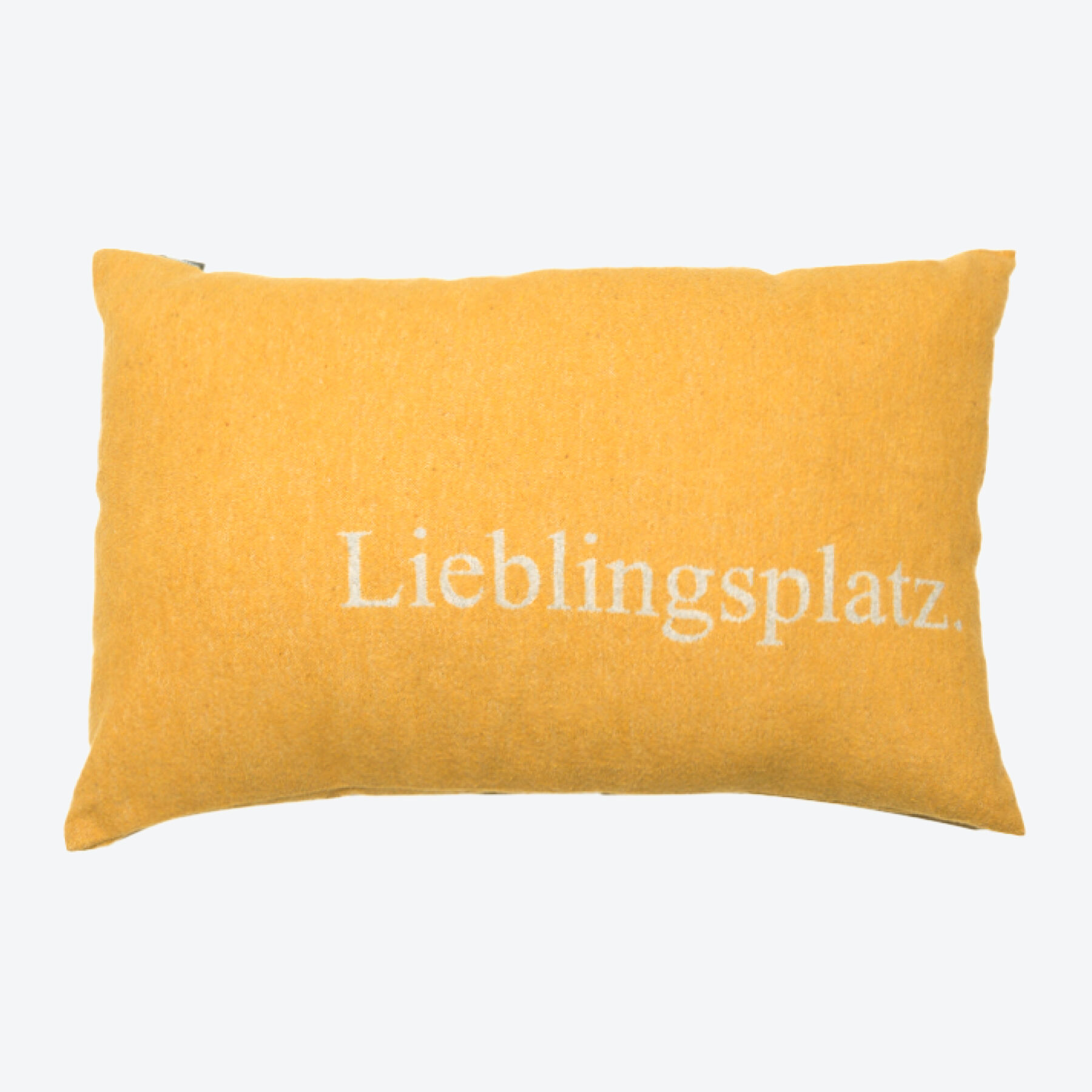 Federe Cuscino Fussenegger Lieblingsplatz 40x60 Cm | Cotone E Viscosa Con Scritta "Posto Preferito" | Grigio Fumo
