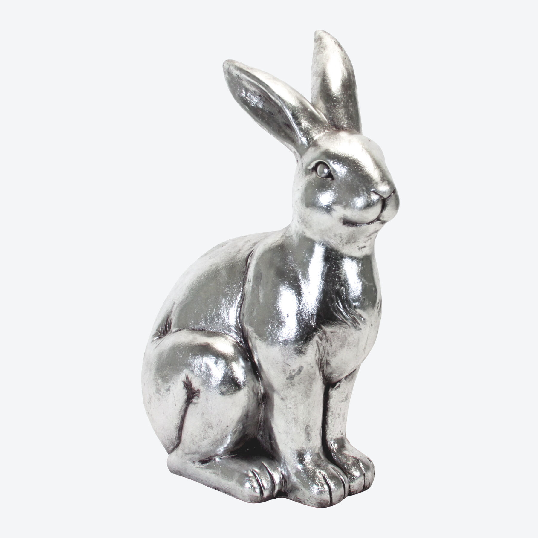 BULK 30 Rabbit Charms Antique Silver Tone A269